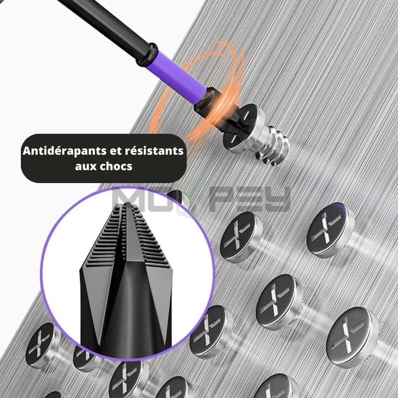Punte per cacciavite magnetiche PH2 - Antiscivolo, antiruggine e ultraresistenti (25-150 mm)