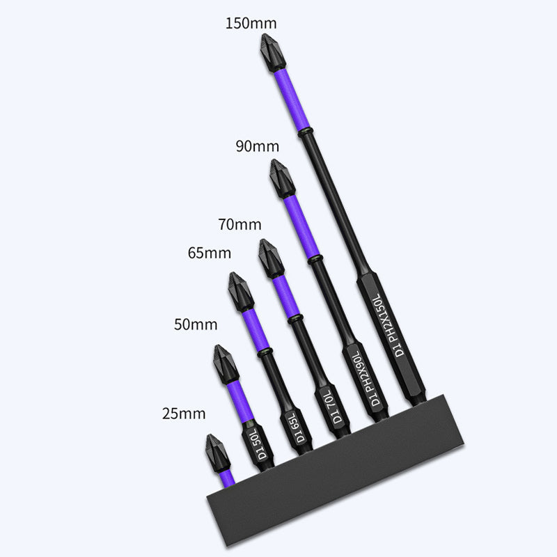 Punte per cacciavite magnetiche PH2 - Antiscivolo, antiruggine e ultraresistenti (25-150 mm)