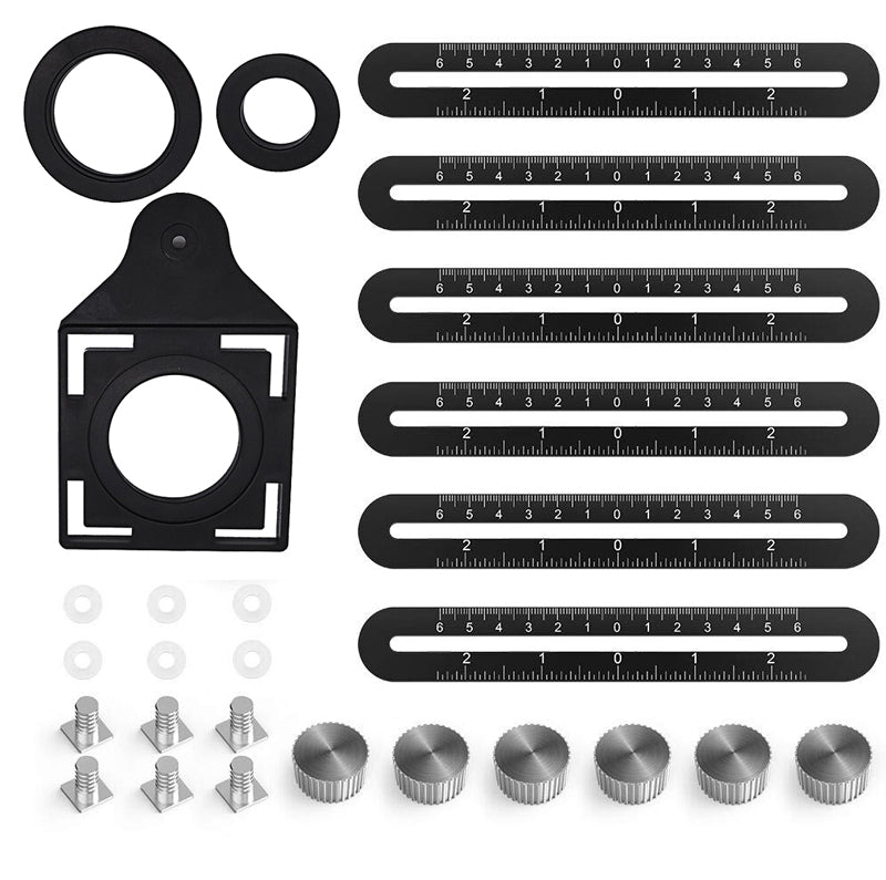 Einstellbares Multi-Winkel-Messlineal - Präzisionswerkzeug aus Aluminiumlegierung