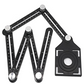 Einstellbares Multi-Winkel-Messlineal - Präzisionswerkzeug aus Aluminiumlegierung